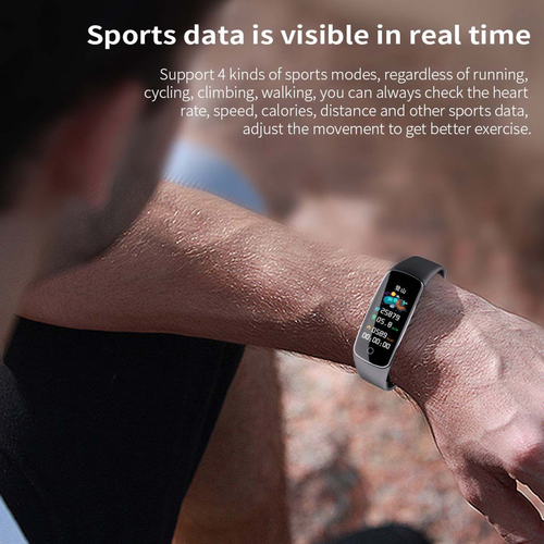 Sport Monitor Wrist Touch Tracker Smart Watch With Strap Band Replacement